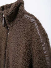 Load image into Gallery viewer, Zip Up Turtleneck Long Sleeve Plush Jacket