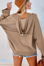 Load image into Gallery viewer, Exposed Seam Long Sleeve Hoodie