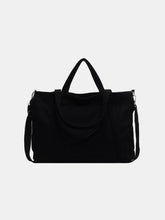 Load image into Gallery viewer, Corduroy Solid Large Tote Bag