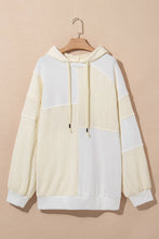 Load image into Gallery viewer, Plus Size Drawstring Color Block Long Sleeve Hoodie