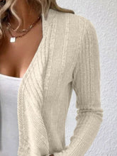 Load image into Gallery viewer, Full Size Open Front Long Sleeve Cardigan