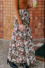 Load image into Gallery viewer, Floral Elastic Waist Maxi Skirt