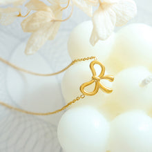 Load image into Gallery viewer, Titanium Steel Bow Pendant Necklace