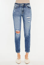 Load image into Gallery viewer, Kancan High Rise Distressed Mom Jeans