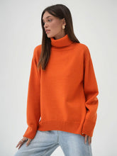 Load image into Gallery viewer, Turtleneck Long Sleeve Sweater