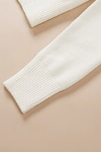 Load image into Gallery viewer, Ruched Sweetheart Neck Long Sleeve Sweater