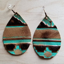 Load image into Gallery viewer, Large Teardrop Earrings in Navajo