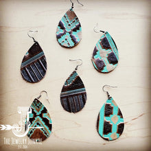 Load image into Gallery viewer, Large Teardrop Earrings in Navajo