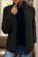 Load image into Gallery viewer, Pocketed Zip Up Turtleneck Jacket