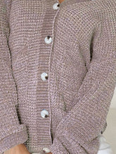 Load image into Gallery viewer, Pocketed V-Neck Button Up Cardigan