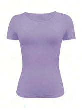 Load image into Gallery viewer, Round Neck Short Sleeve T-Shirt