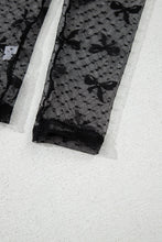 Load image into Gallery viewer, Bow Round Neck Sheer Top