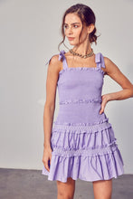 Load image into Gallery viewer, Smocked Tiered Dress