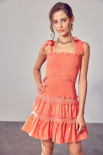 Load image into Gallery viewer, Smocked Tiered Dress