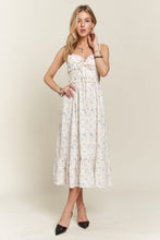 Load image into Gallery viewer, ADORA Smocked Floral Sweetheart Neck Cami Dress