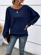 Load image into Gallery viewer, Full Size Round Neck Long Sleeve Top
