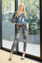 Load image into Gallery viewer, MID RISE SKINNY WITH DESTROY