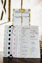 Load image into Gallery viewer, DAILY NOTEPAD SCHEDULE PLANNER