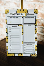 Load image into Gallery viewer, DAILY NOTEPAD SCHEDULE PLANNER