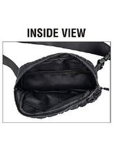 Load image into Gallery viewer, CC Quilted Puffer Belt Fanny Bag - Authentic C.C