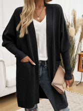 Load image into Gallery viewer, Open Front Long Sleeve Cardigan