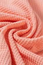 Load image into Gallery viewer, Waffle-Knit Round Neck Long Sleeve Top