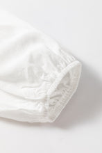 Load image into Gallery viewer, Lace Detail Tie Neck Long Sleeve Blouse