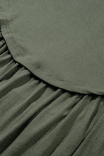 Load image into Gallery viewer, Plus Size Peplum Round Neck Long Sleeve Blouse