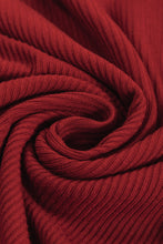 Load image into Gallery viewer, Ribbed Mock Neck Long Sleeve Mini Dress