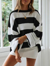 Load image into Gallery viewer, Round Neck Long Sleeve Sweater