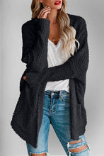 Load image into Gallery viewer, Double Take Pocketed Open Front Long Sleeve Cardigan