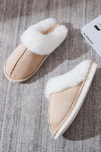 Load image into Gallery viewer, Faux Fur Round Toe Slippers