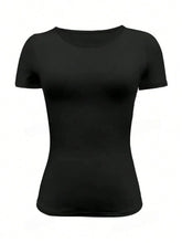 Load image into Gallery viewer, Round Neck Short Sleeve T-Shirt