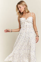 Load image into Gallery viewer, ADORA Smocked Floral Sweetheart Neck Cami Dress