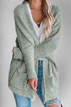 Load image into Gallery viewer, Double Take Pocketed Open Front Long Sleeve Cardigan