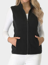 Load image into Gallery viewer, Zip Up Turtleneck Vest with Pockets