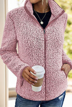 Load image into Gallery viewer, Pocketed Zip Up Turtleneck Jacket