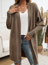 Load image into Gallery viewer, Open Front Long Sleeve Cardigan