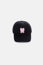 Load image into Gallery viewer, Zenana Ribbon Bow Chenille Patch Baseball Cap