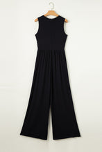 Load image into Gallery viewer, Round Neck Sleeveless Jumpsuit