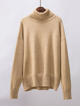 Load image into Gallery viewer, Turtleneck Long Sleeve Sweater