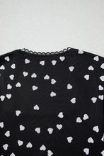 Load image into Gallery viewer, Heart Square Neck Long Sleeve Bodysuit
