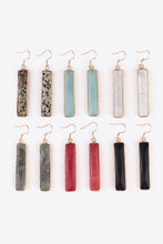 Load image into Gallery viewer, Natural Stone Drop Earrings