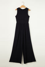 Load image into Gallery viewer, Round Neck Sleeveless Jumpsuit