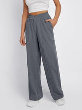 Load image into Gallery viewer, Elastic Waist Wide Leg Pants