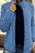 Load image into Gallery viewer, Pocketed Zip Up Turtleneck Jacket