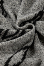 Load image into Gallery viewer, Pocketed Geometric Collared Neck Button Down Shacket