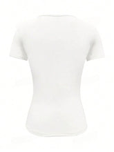 Load image into Gallery viewer, Round Neck Short Sleeve T-Shirt
