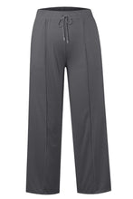 Load image into Gallery viewer, Drawstring Elastic Waist Wide Leg Pants