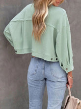 Load image into Gallery viewer, Button Up Long Sleeve Jacket